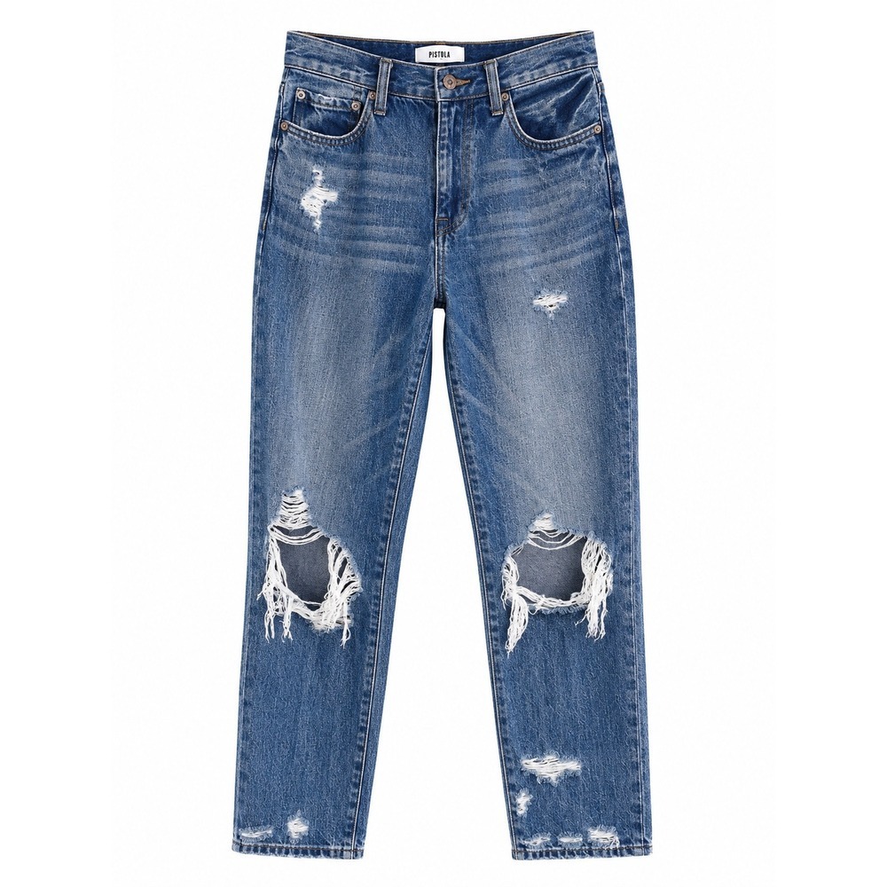 Pistola Presley High Rise 90s Roller Jeans Del Mar Distressed Size 24
